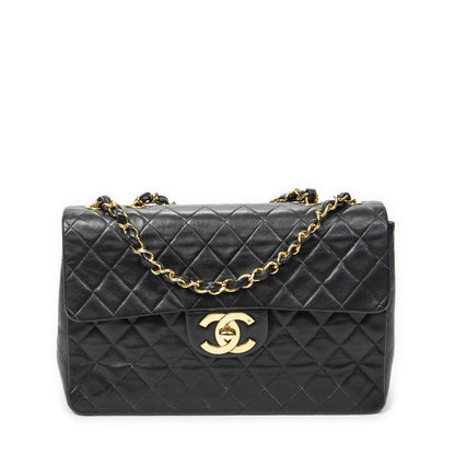 Chanel Maxi Jumbo XL Flap Black Quilted Lambskin Leather