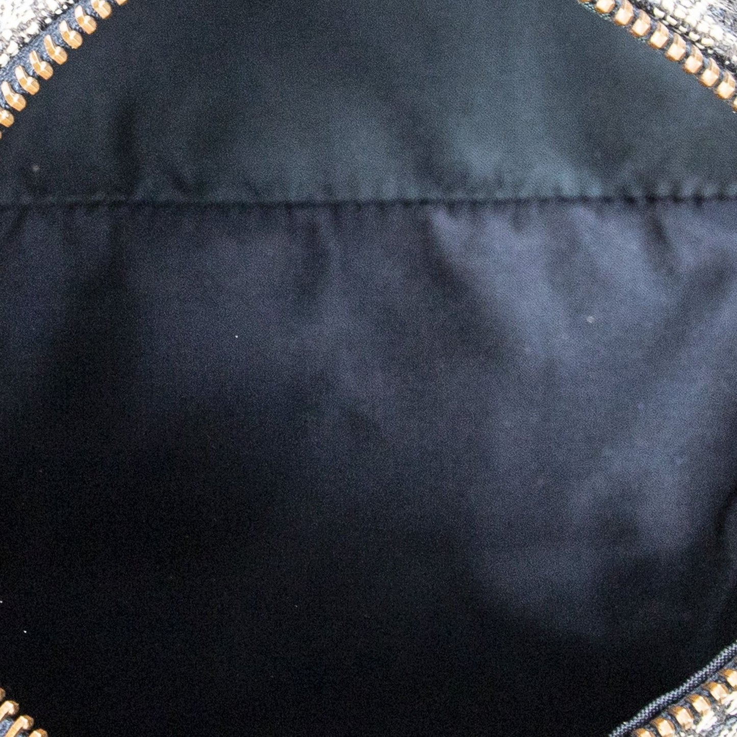 Dior Mini Boston Navy Gray Trotter Pattern Canvas Shoulder Bag — view 9