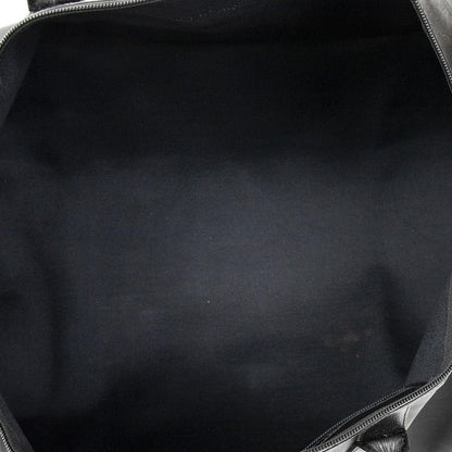 Dior Vintage Large Travel Boston Black Maxi Trotter Pattern Canvas Shoulder Bag — view 9