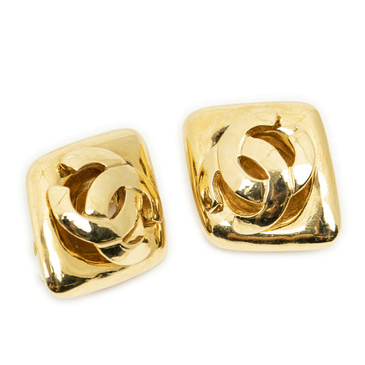 Chanel CC Logo Diamond Earring