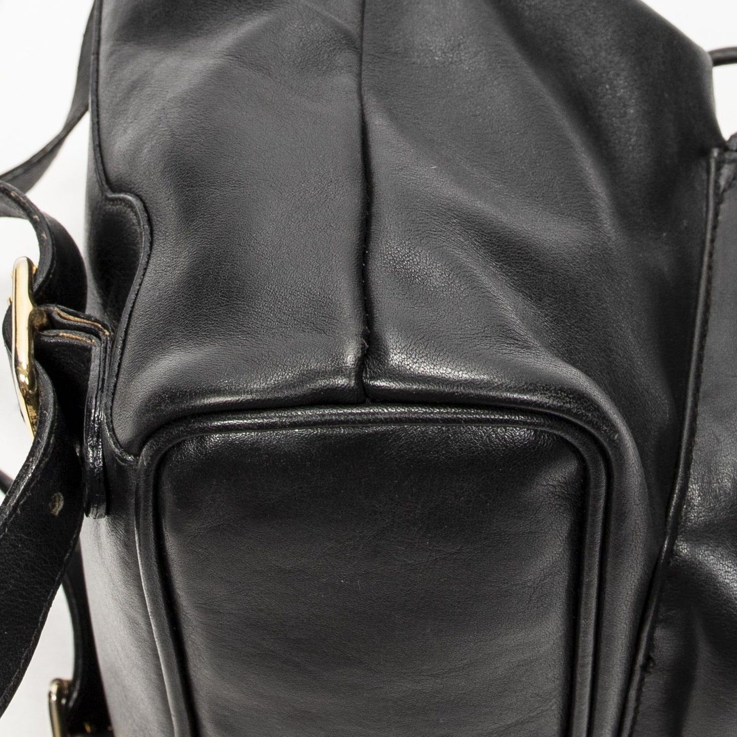 Gucci Mini Bamboo Backpack Black Calfskin Leather — view 7