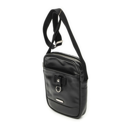 Saint Laurent Yves Rivington Lace Cross Belt Bag Black Calfskin Leather — view 2