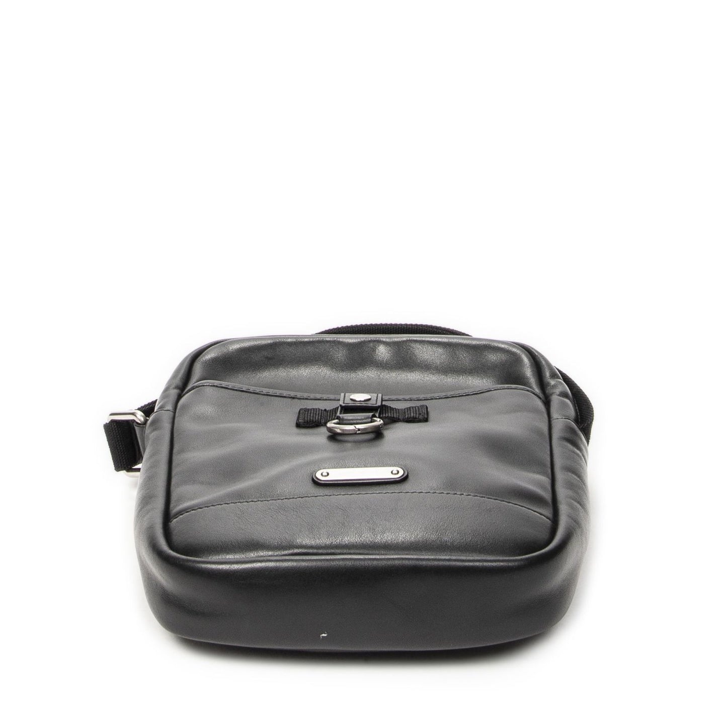 Saint Laurent Yves Rivington Lace Cross Belt Bag Black Calfskin Leather — view 6