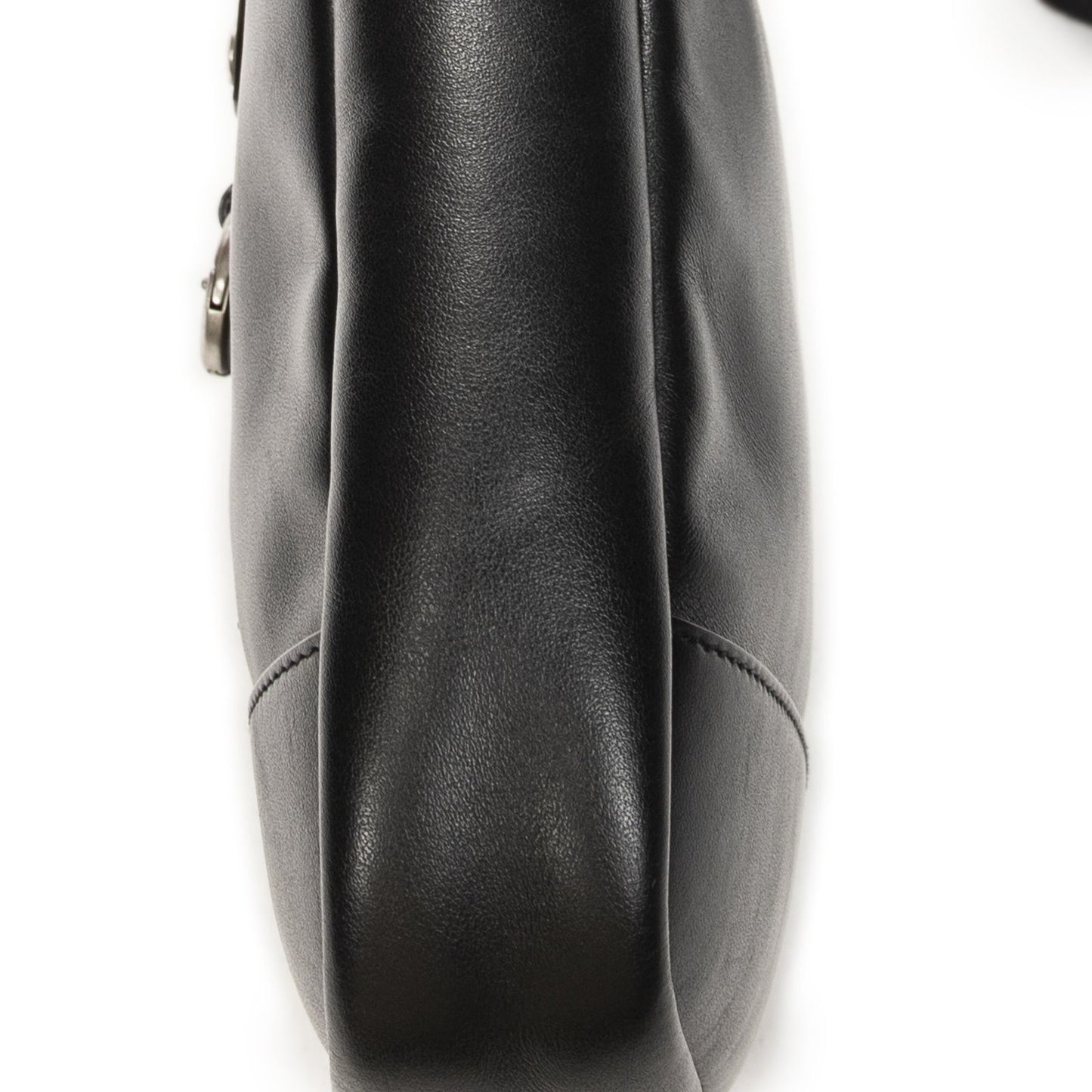 Saint Laurent Yves Rivington Lace Cross Belt Bag Black Calfskin Leather — view 8