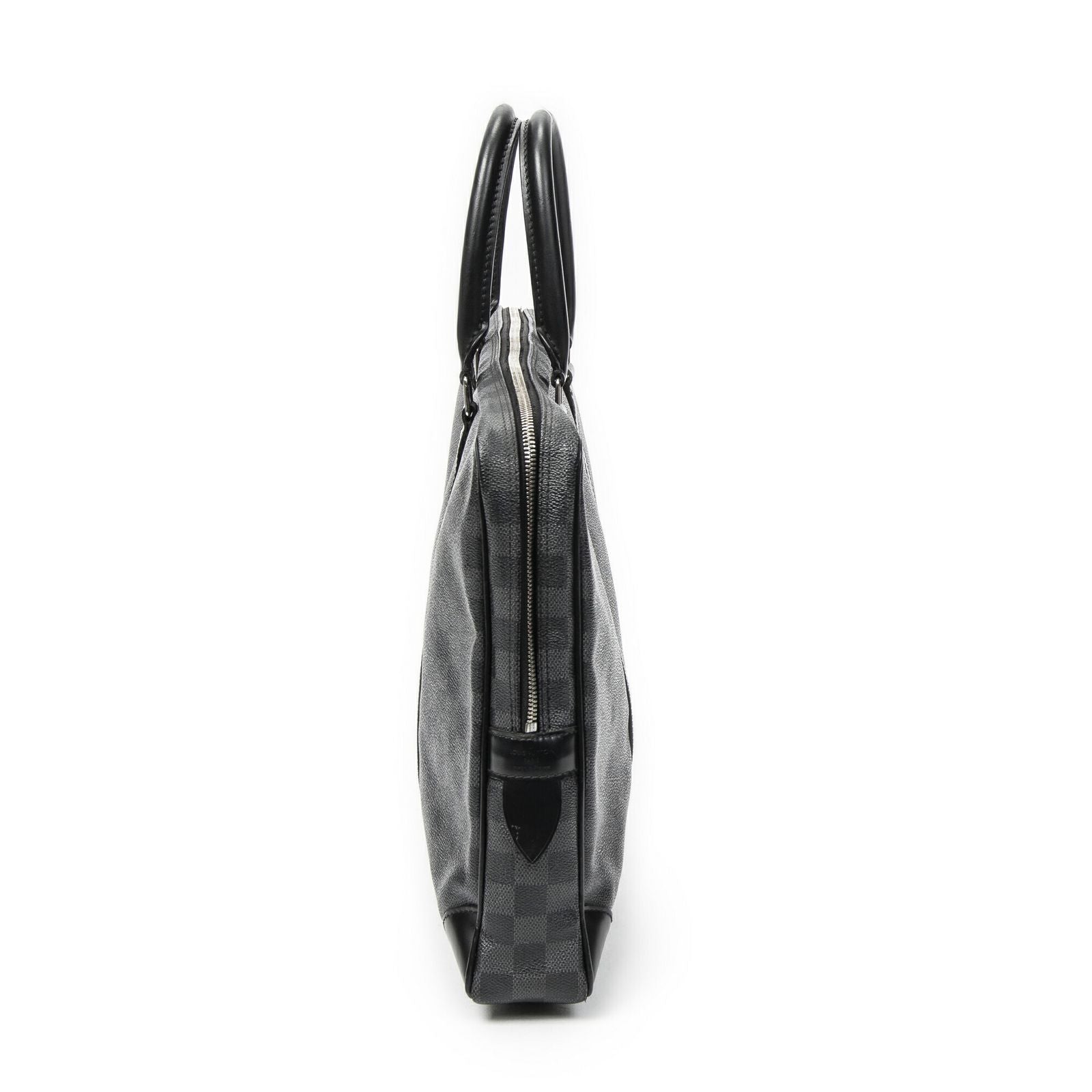 Louis Vuitton Porte Documents Voyage Black Damier Graphite — view 3