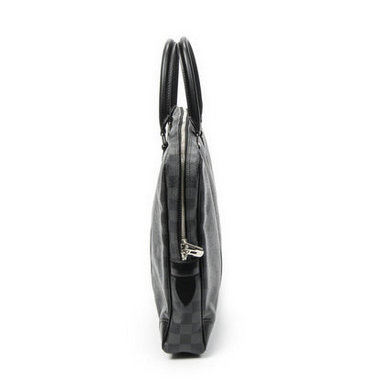 Louis Vuitton Porte Documents Voyage Black Damier Graphite — view 4