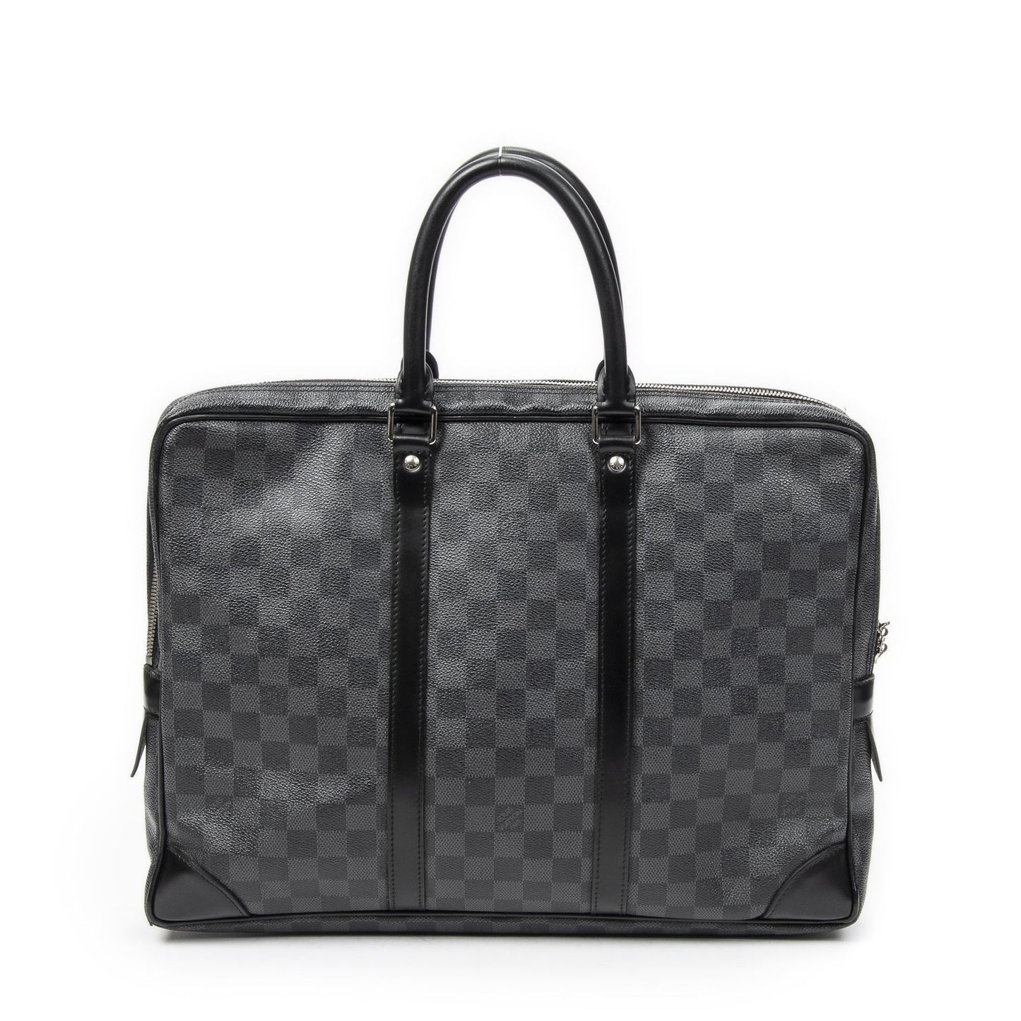 Louis Vuitton Porte Documents Voyage Black Damier Graphite — view 5