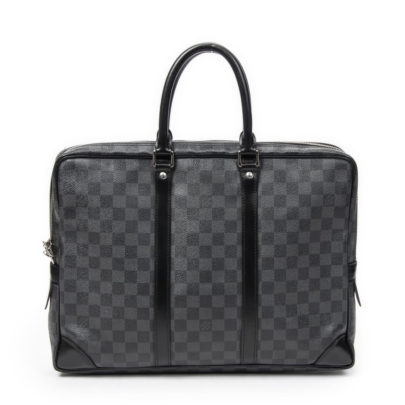 Louis Vuitton Porte Documents Voyage Black Damier Graphite