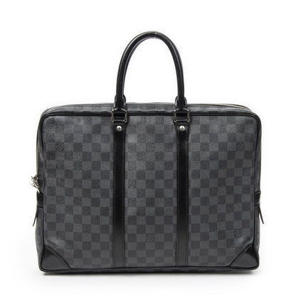 Louis Vuitton Porte Documents Voyage Black Damier Graphite