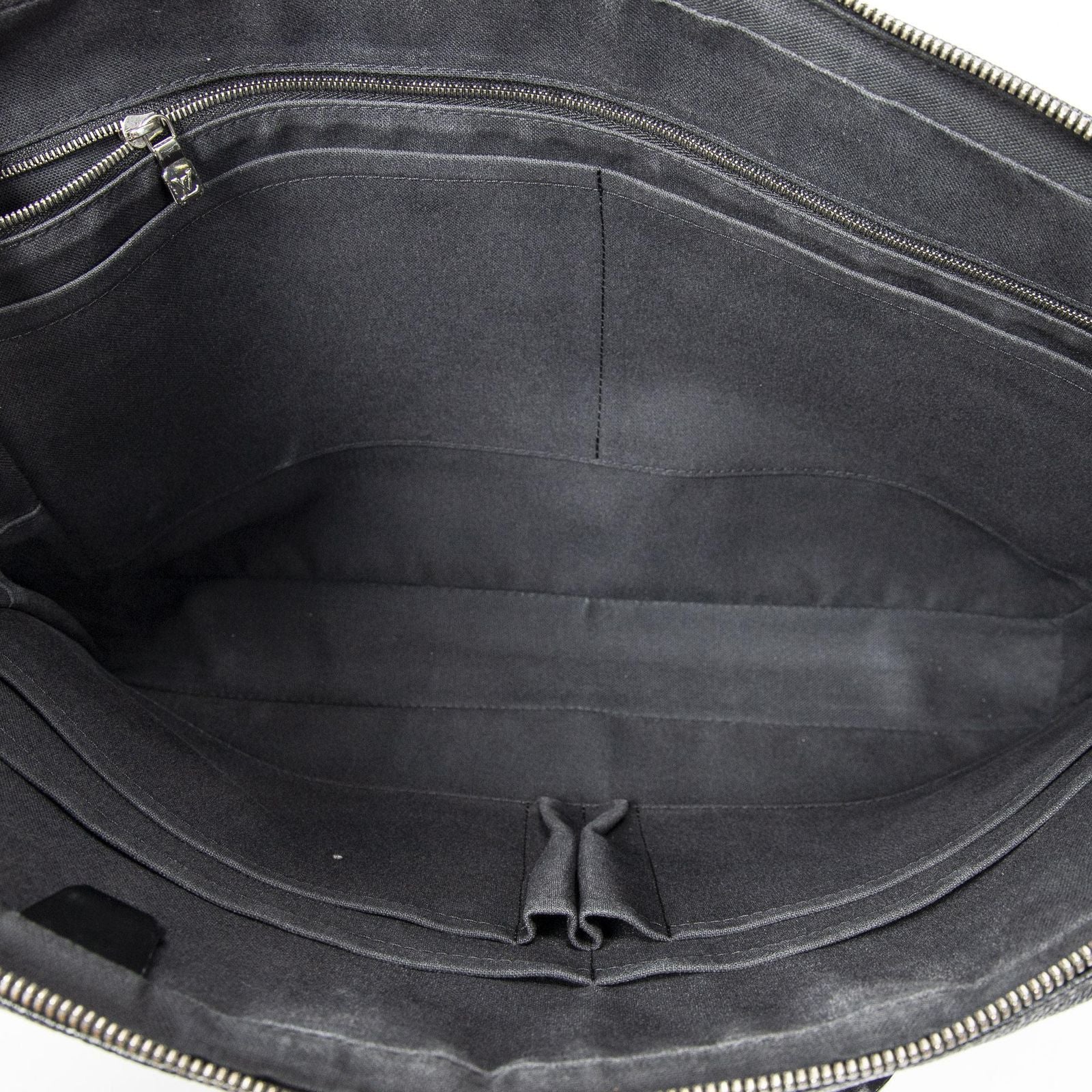 Louis Vuitton Porte Documents Voyage Black Damier Graphite — view 9