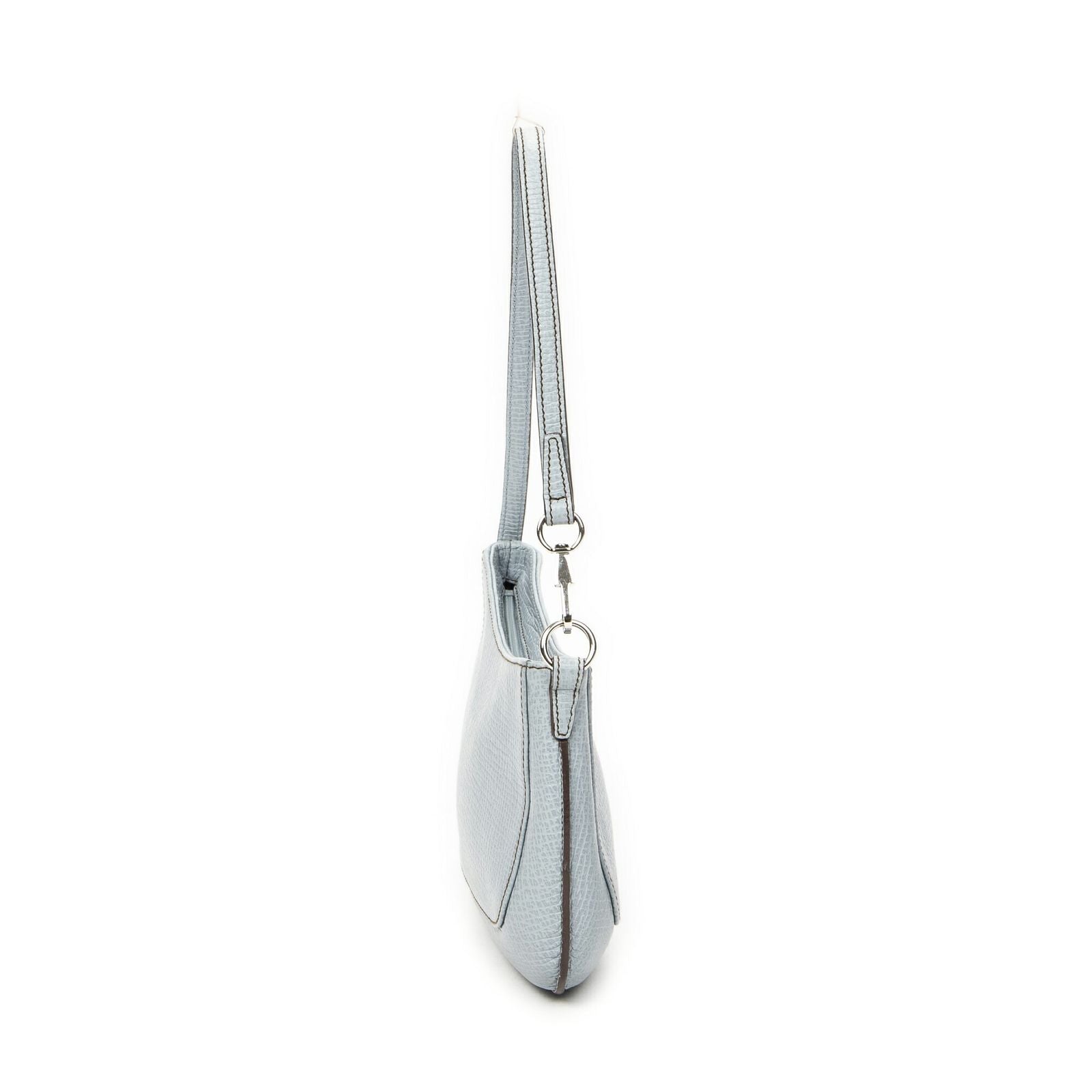 Loewe Mini Zip Light Blue Gray Calfskin Leather — view 4
