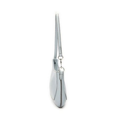 Loewe Mini Zip Light Blue Gray Calfskin Leather — view 4