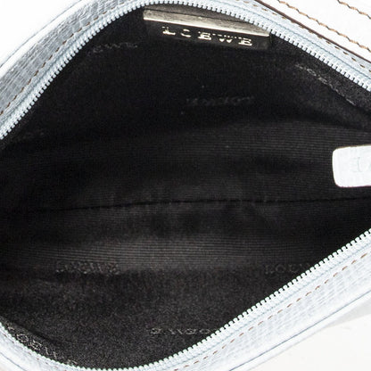 Loewe Mini Zip Light Blue Gray Calfskin Leather — view 9