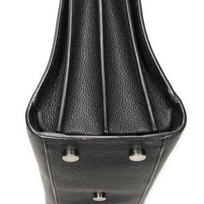 Saint Laurent Yves Baby Sac Black Gray Calfskin Leather Messenger Bag — view 7