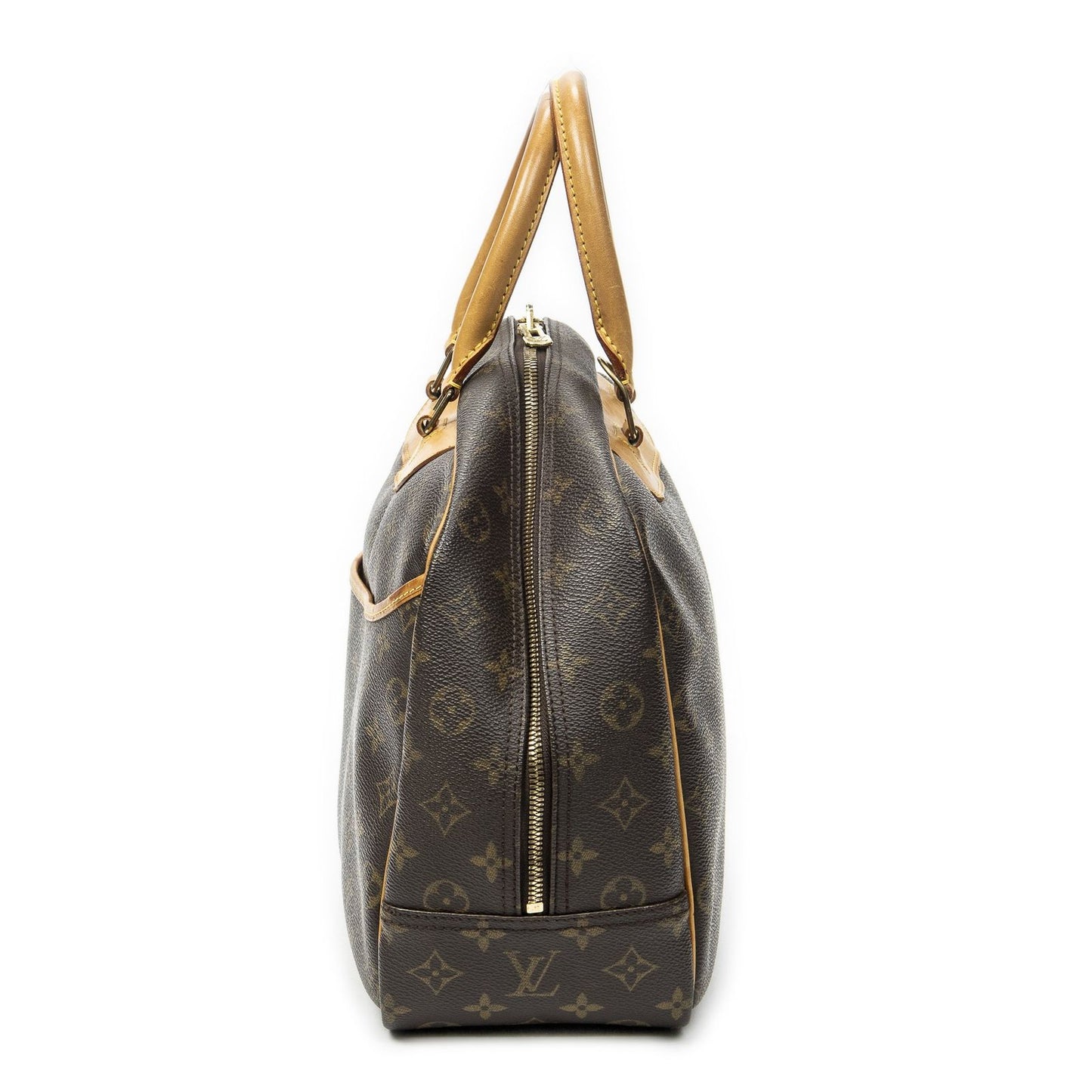 Louis Vuitton Deauville Brown Monogram Canvas Handbag — view 3