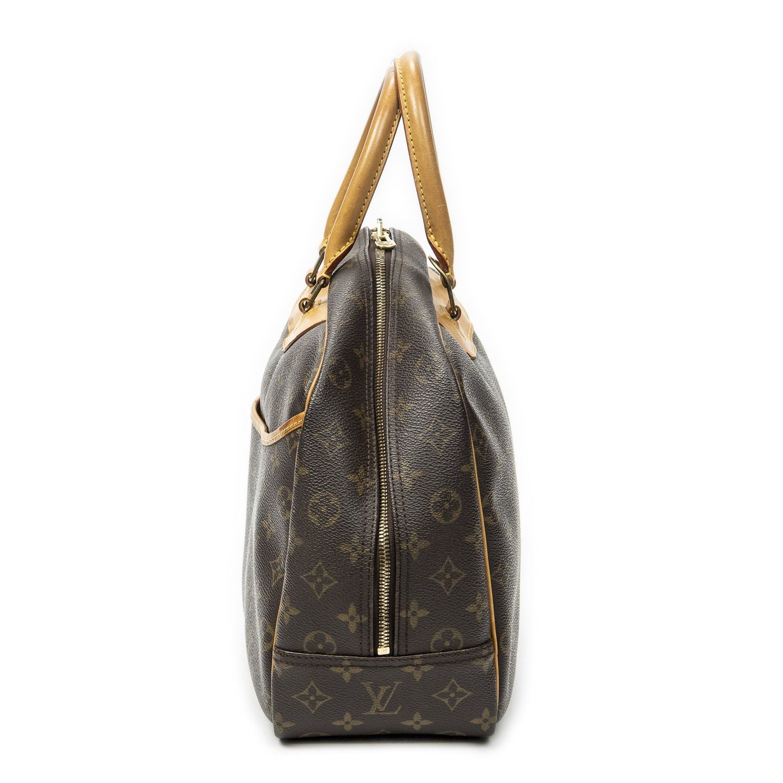 Louis Vuitton Deauville Brown Monogram Canvas Handbag — view 3
