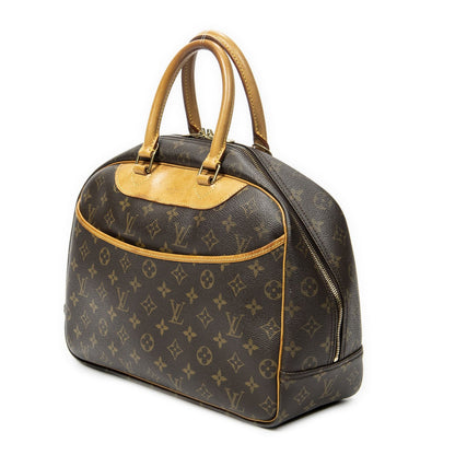 Louis Vuitton Deauville Brown Monogram Canvas Handbag — view 2