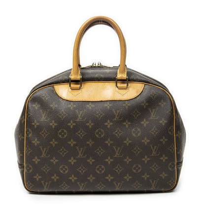 Louis Vuitton Deauville Brown Monogram Canvas Handbag — view 5