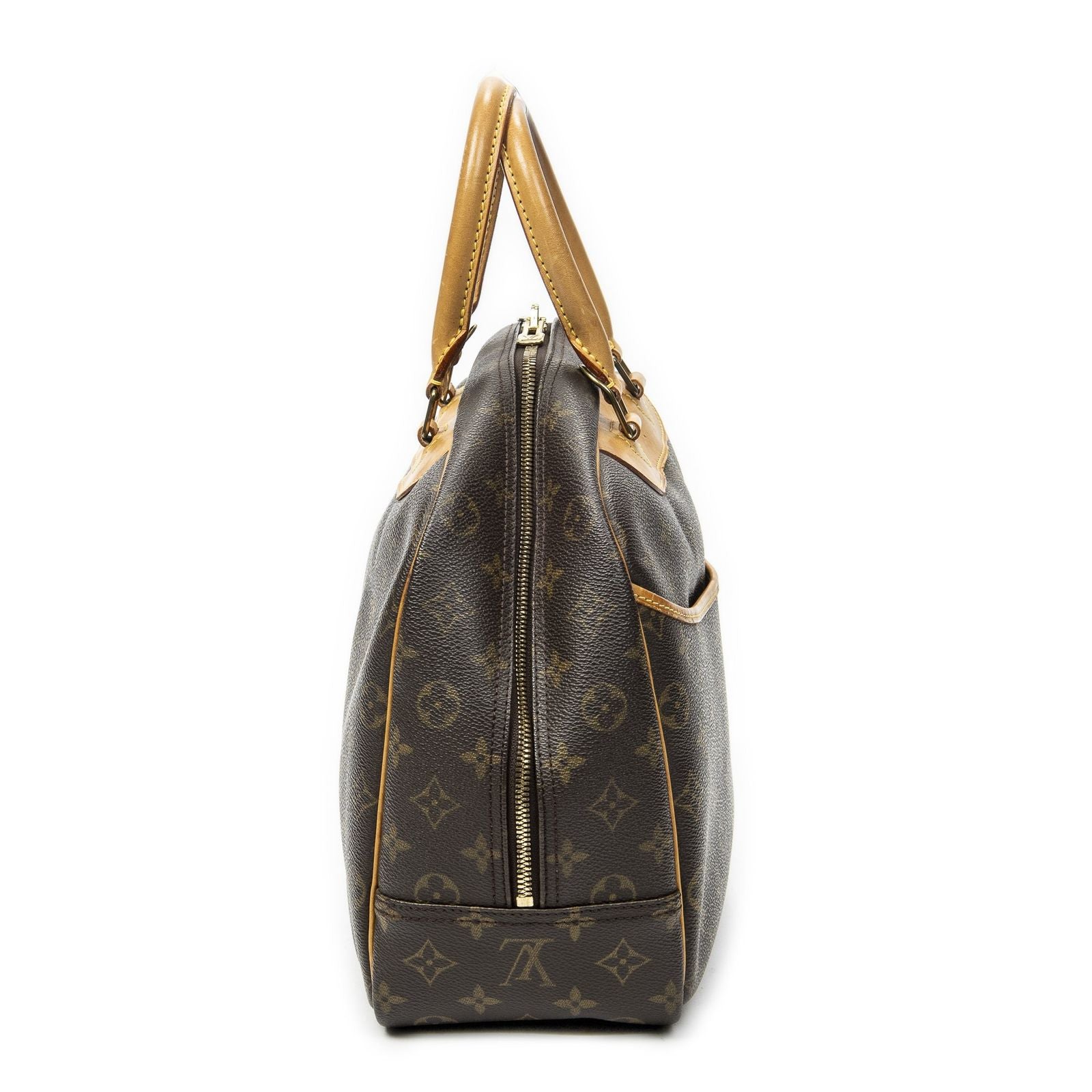 Louis Vuitton Deauville Brown Monogram Canvas Handbag — view 4