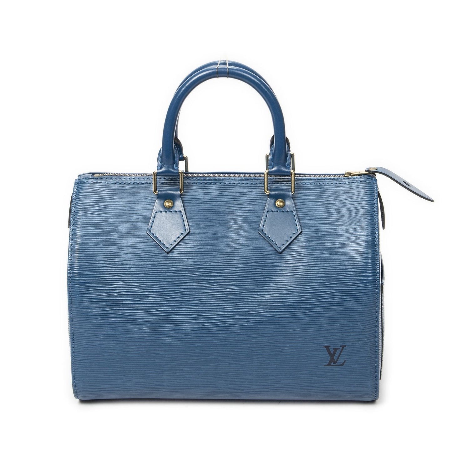 Louis Vuitton Speedy Blue Epi Handbag