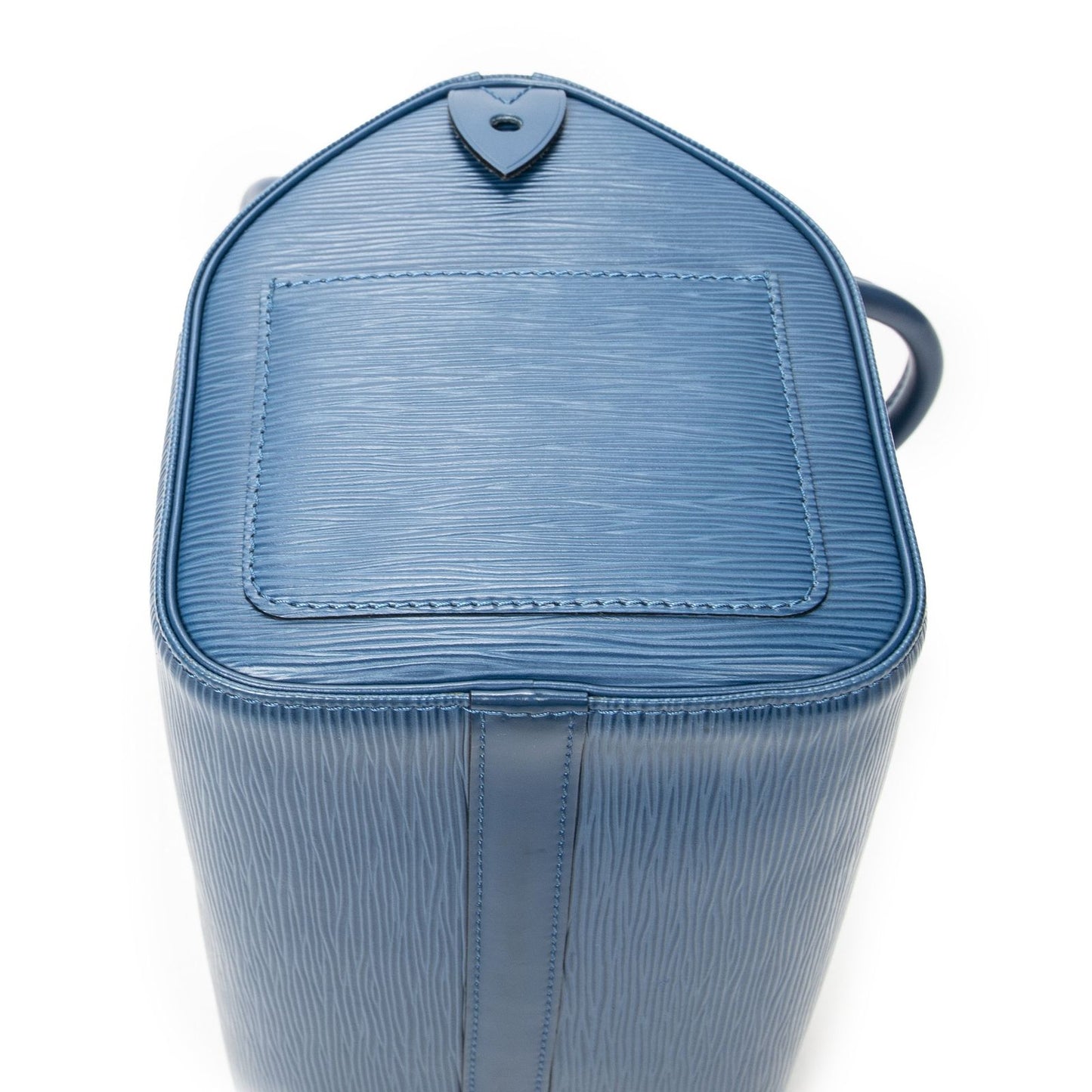 Louis Vuitton Speedy Blue Epi Handbag — view 7