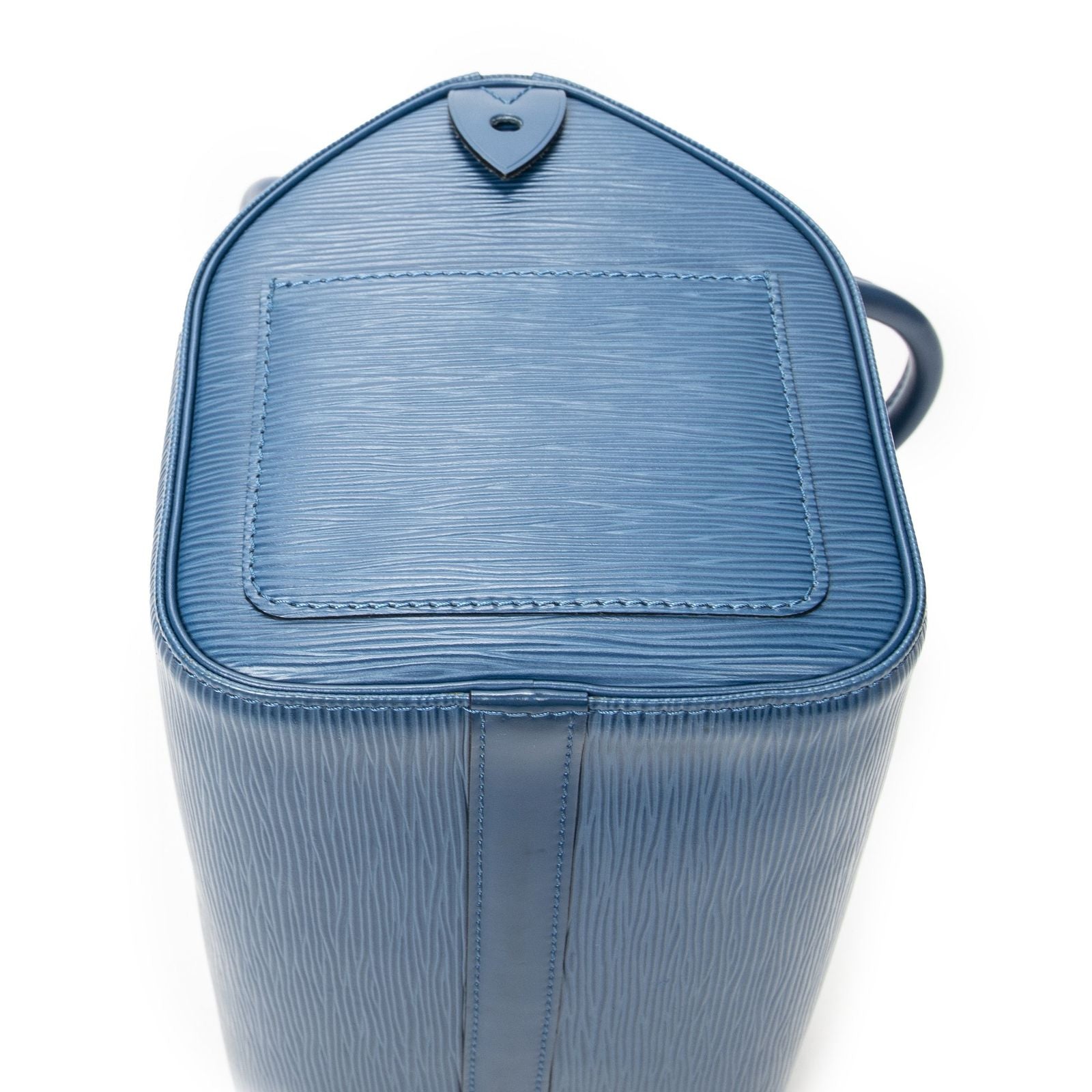 Louis Vuitton Speedy Blue Epi Handbag — view 7