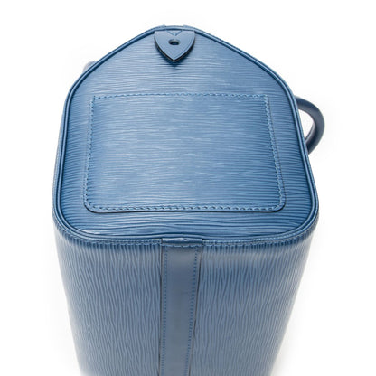 Louis Vuitton Speedy Blue Epi Handbag — view 7