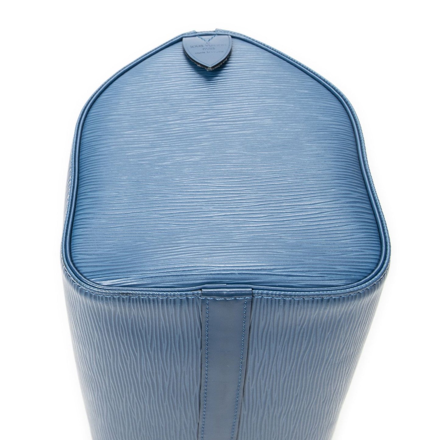 Louis Vuitton Speedy Blue Epi Handbag — view 8