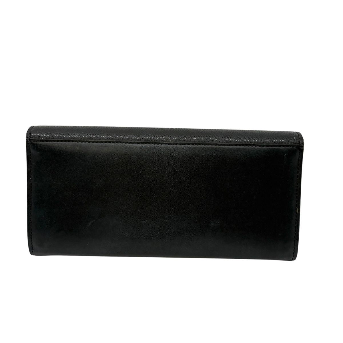 Fendi Wallet FF Diamond Continental Leather Black Gold Folding — view 2