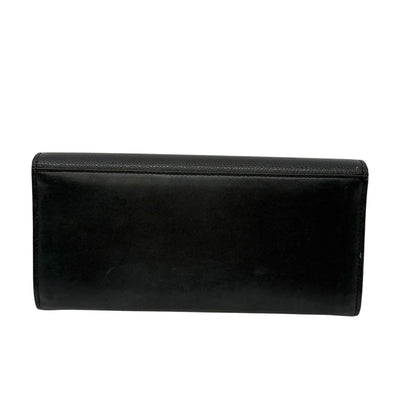 Fendi Wallet FF Diamond Continental Leather Black Gold Folding — view 2