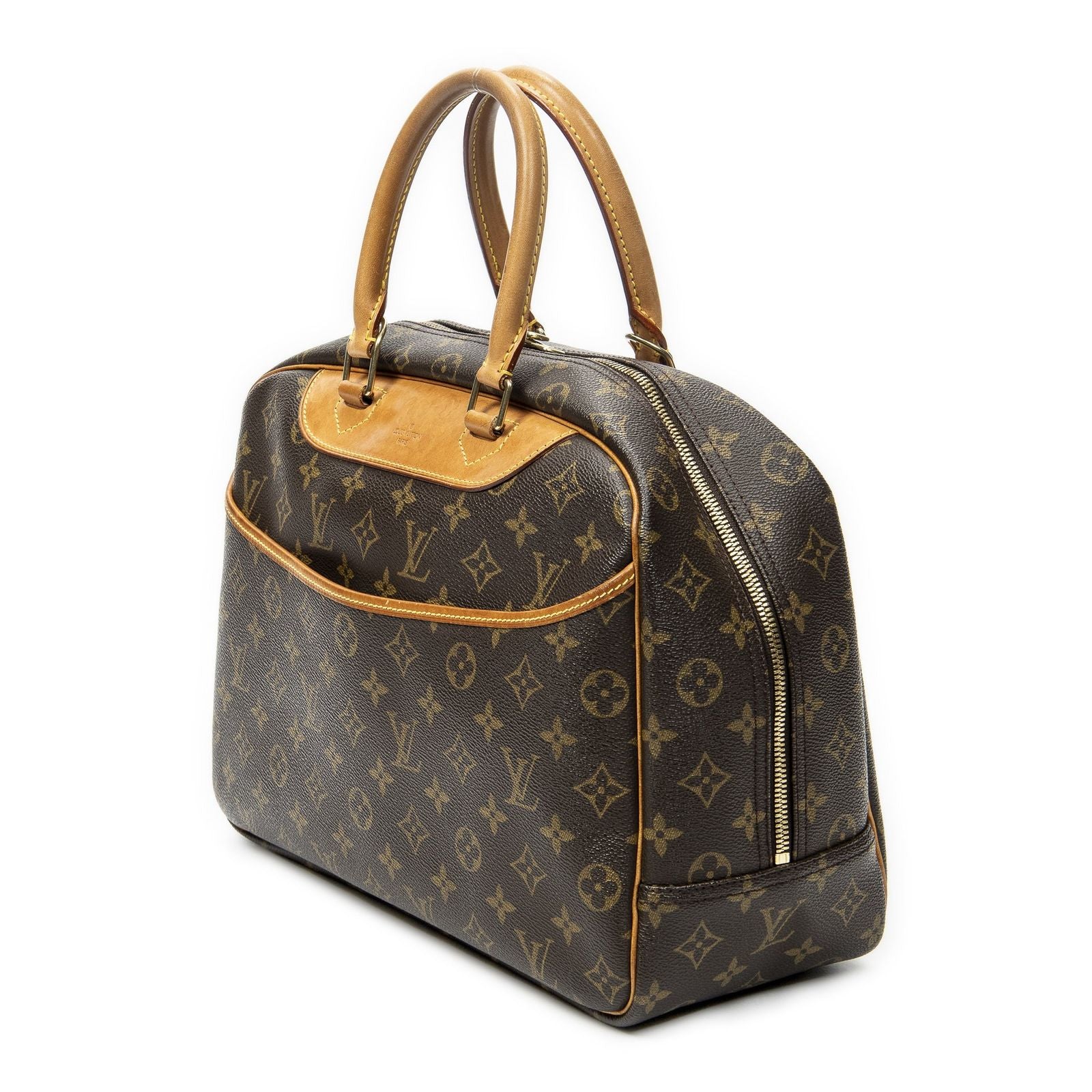 Louis Vuitton Deauville Brown Monogram Canvas Handbag — view 2