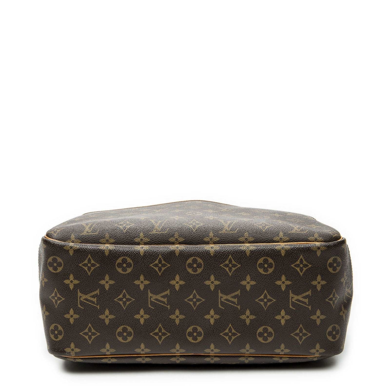 Louis Vuitton Deauville Brown Monogram Canvas Handbag — view 6