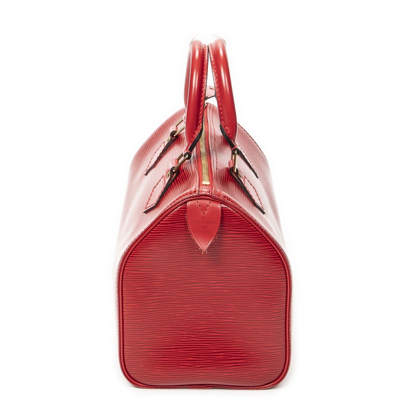Louis Vuitton Speedy Red Epi Handbag — view 4