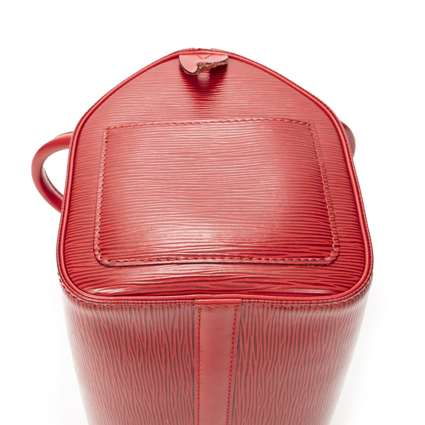 Louis Vuitton Speedy Red Epi Handbag — view 7