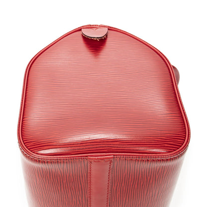 Louis Vuitton Speedy Red Epi Handbag — view 8