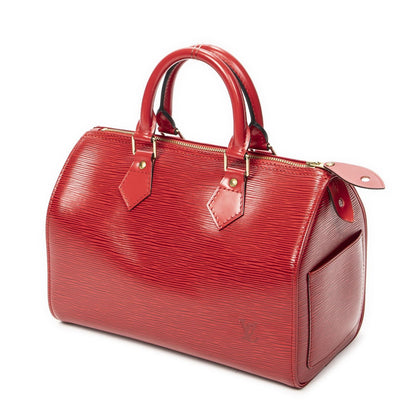 Louis Vuitton Speedy Red Epi Handbag — view 2