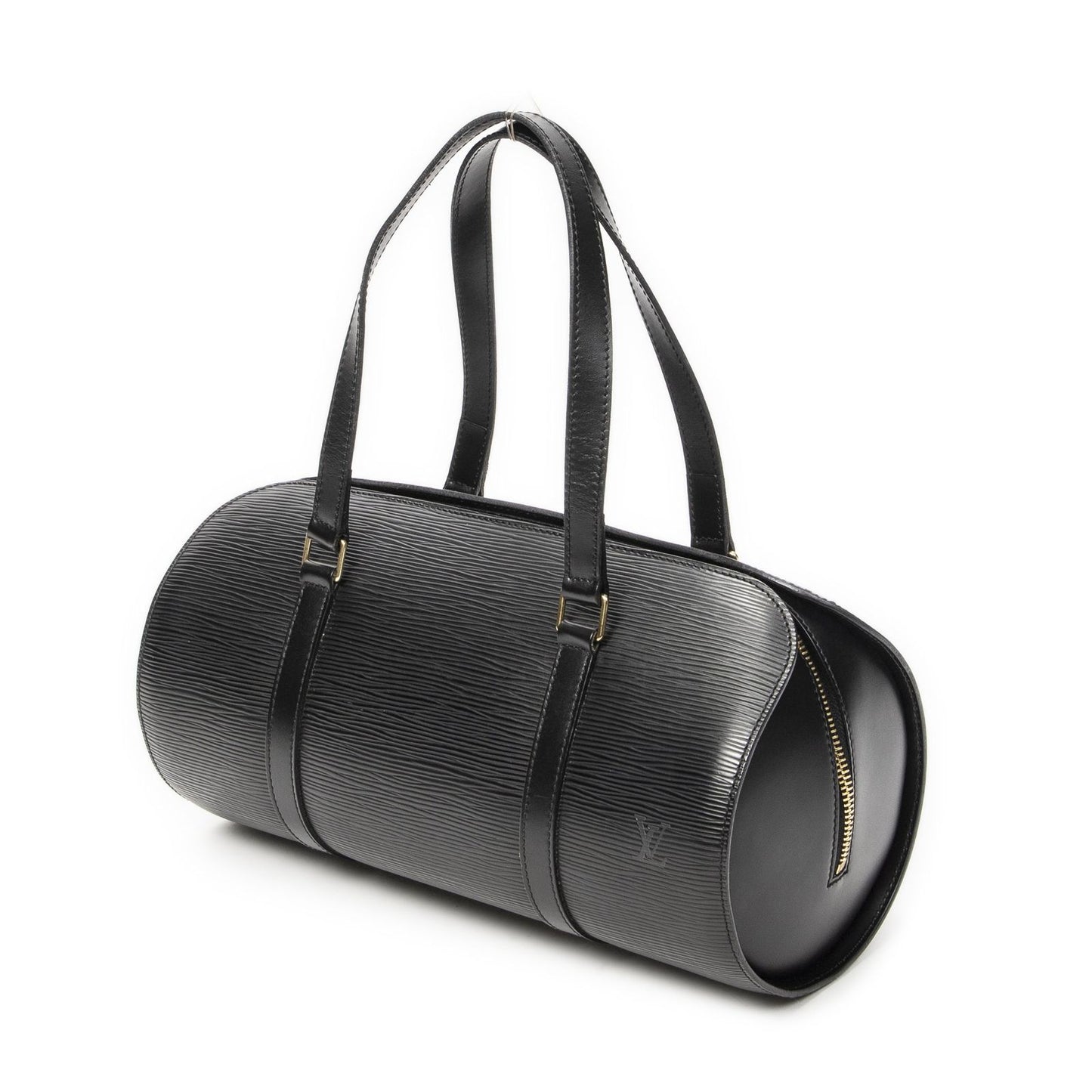 Louis Vuitton Soufflot Black Epi Handbag — view 2