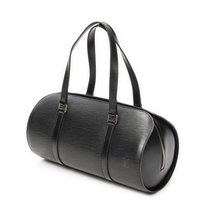 Louis Vuitton Soufflot Black Epi Handbag — view 2