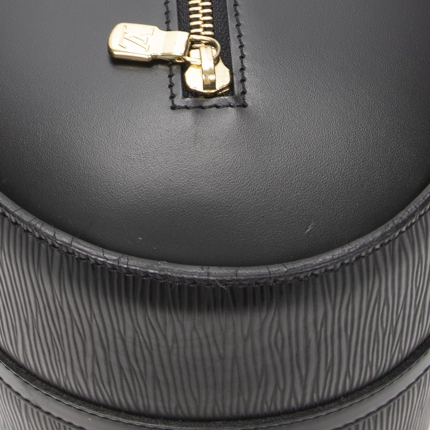 Louis Vuitton Soufflot Black Epi Handbag — view 8