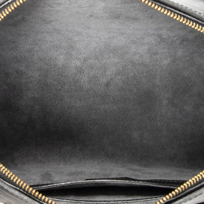 Louis Vuitton Soufflot Black Epi Handbag — view 9
