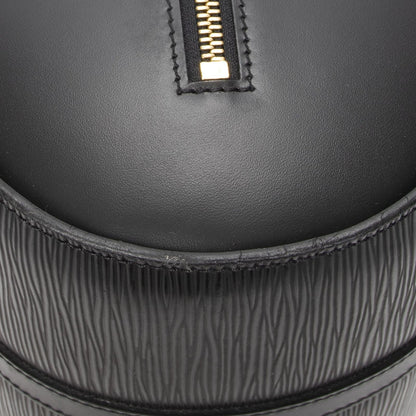 Louis Vuitton Soufflot Black Epi Handbag — view 7