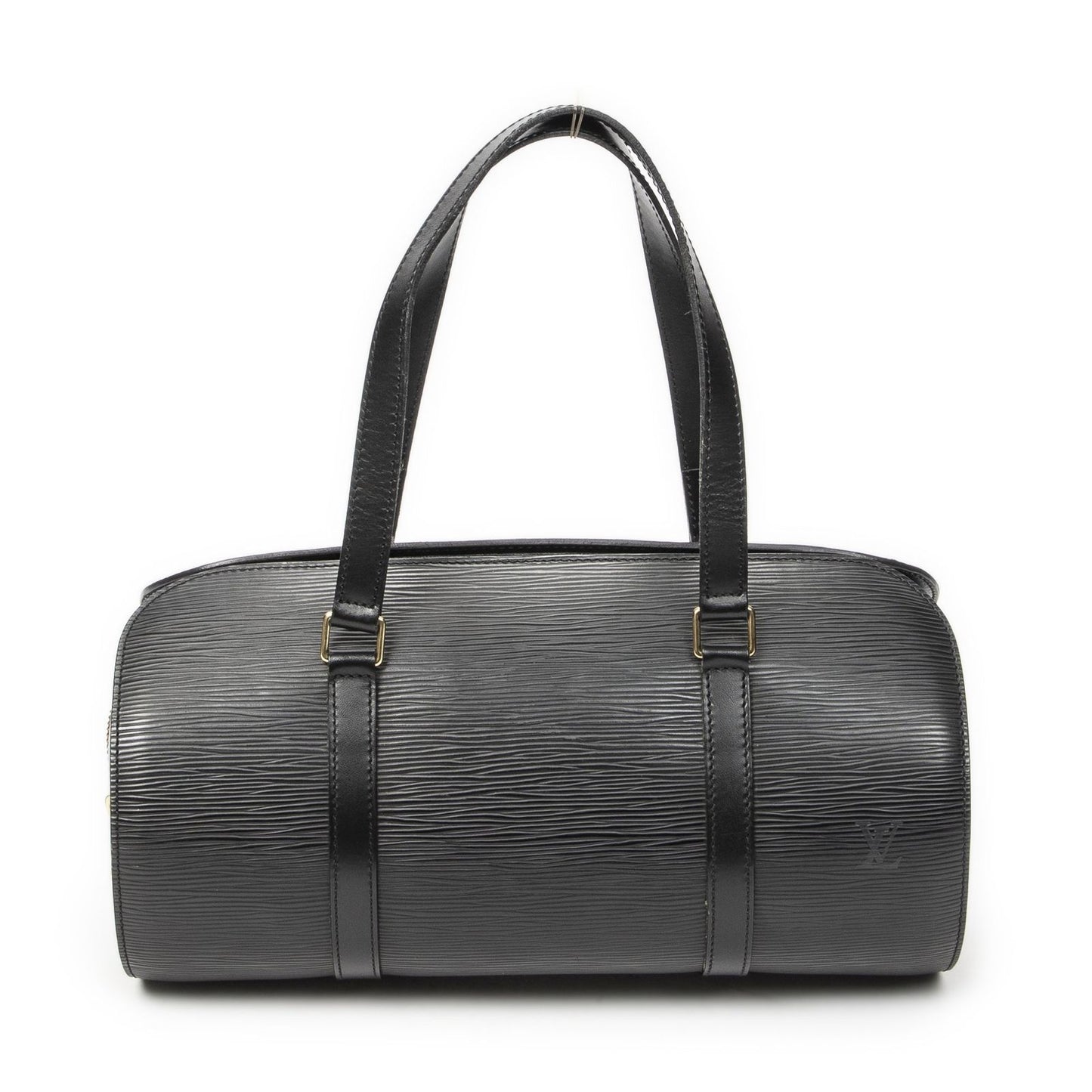 Louis Vuitton Soufflot Black Epi Handbag