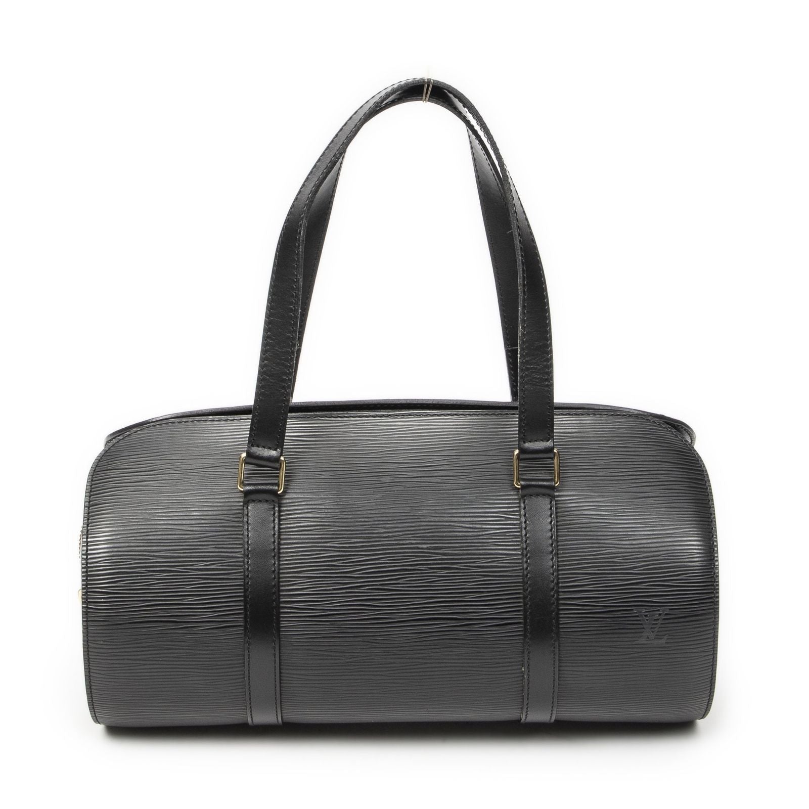 Louis Vuitton Soufflot Black Epi Handbag