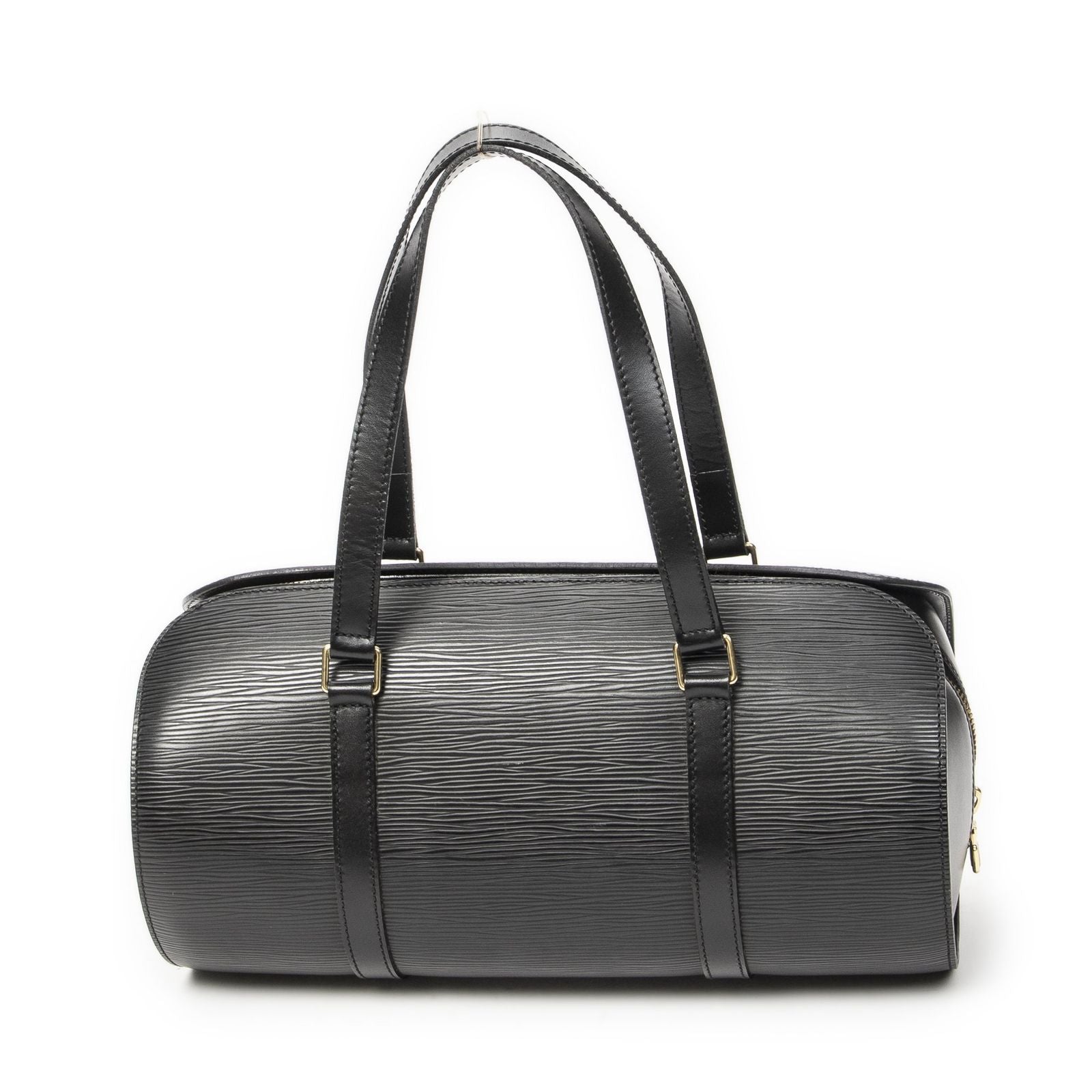 Louis Vuitton Soufflot Black Epi Handbag — view 5