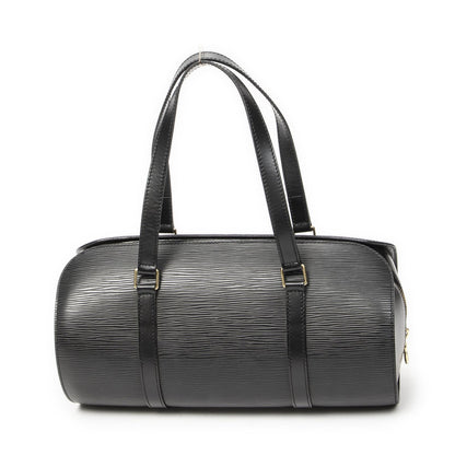 Louis Vuitton Soufflot Black Epi Handbag — view 5
