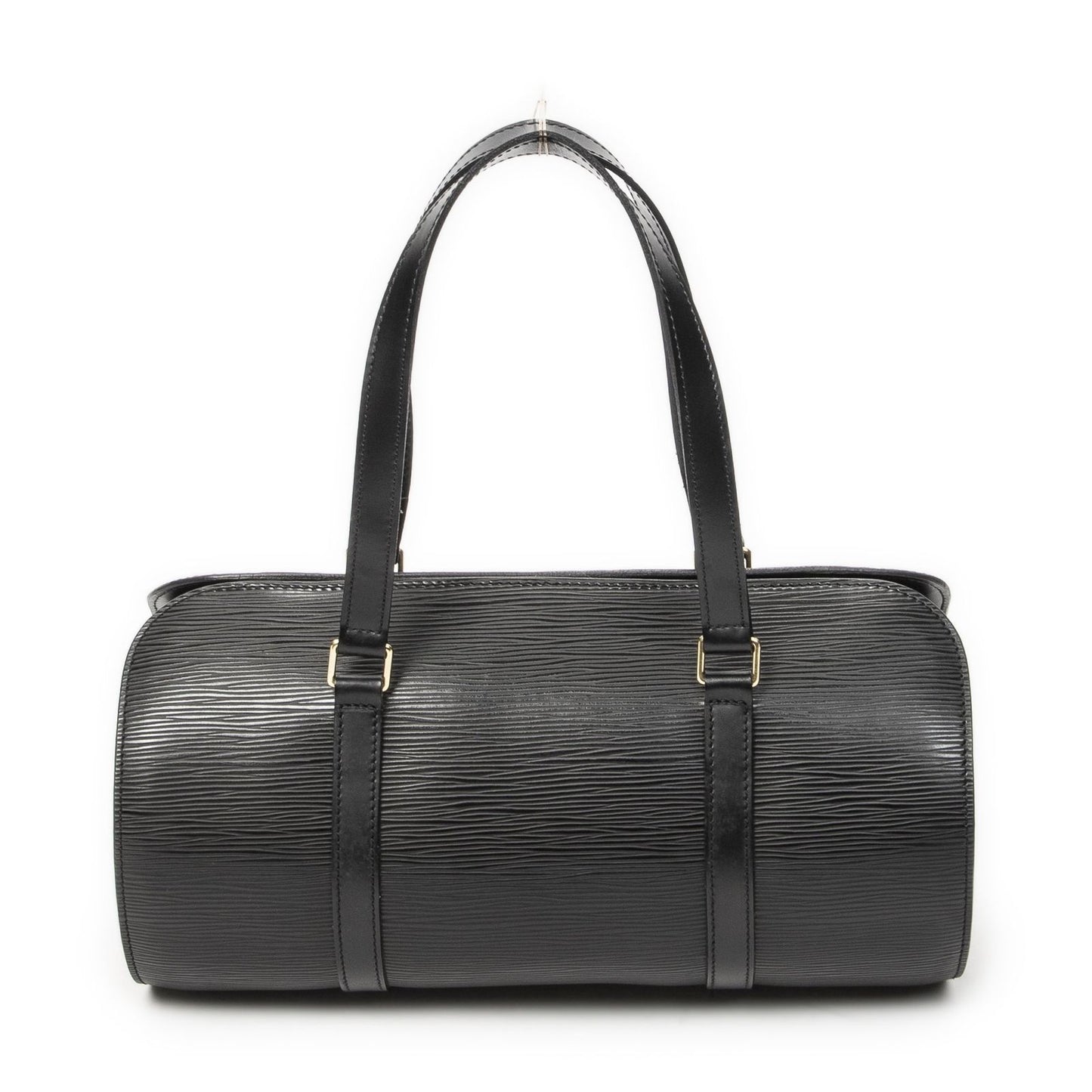 Louis Vuitton Soufflot Black Epi Handbag — view 5