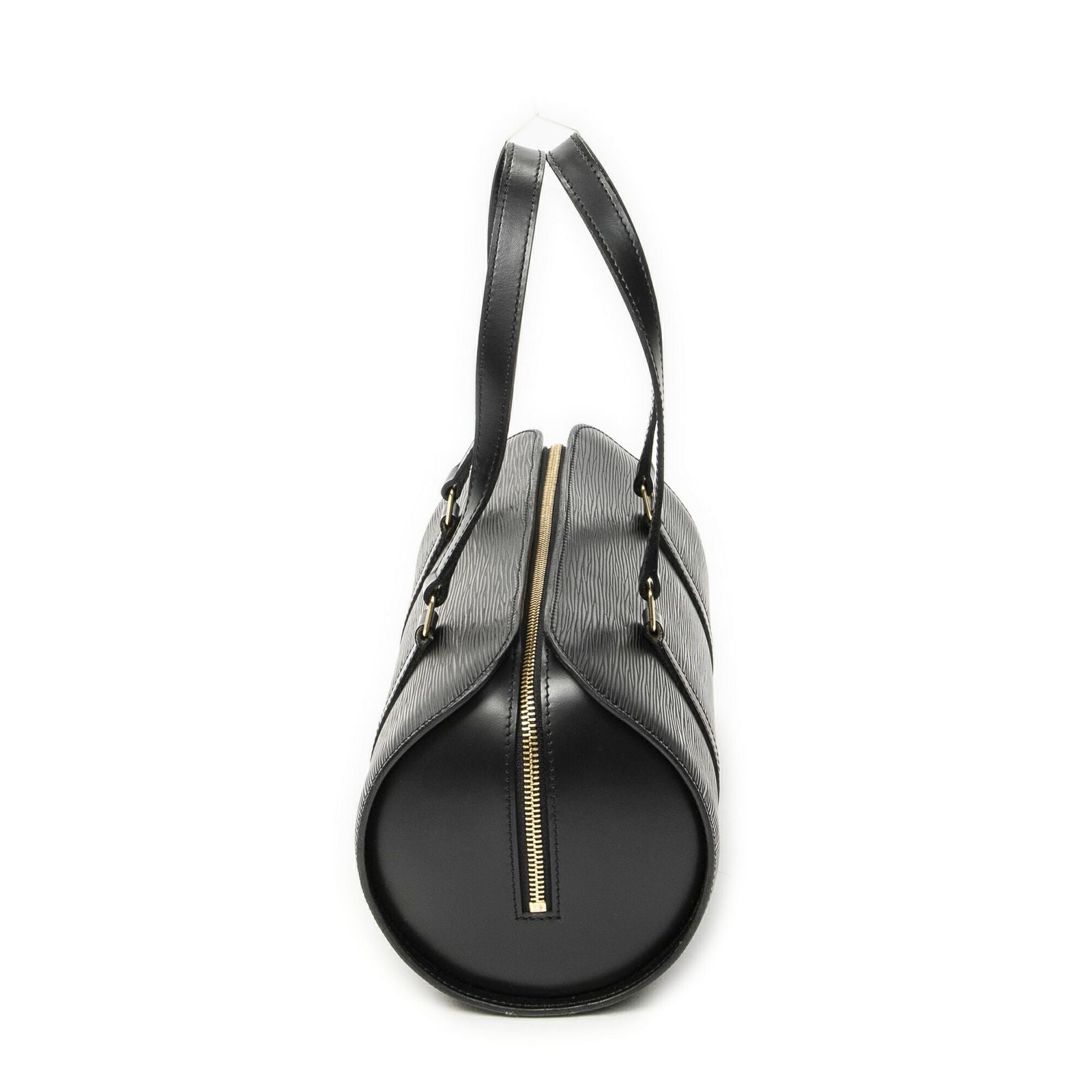 Louis Vuitton Soufflot Black Epi Handbag — view 3