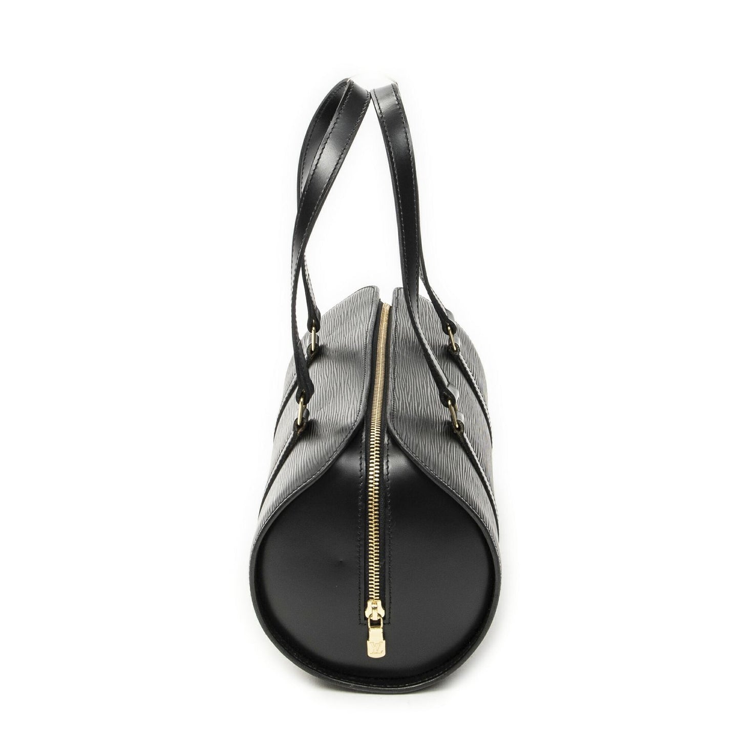Louis Vuitton Soufflot Black Epi Handbag — view 4