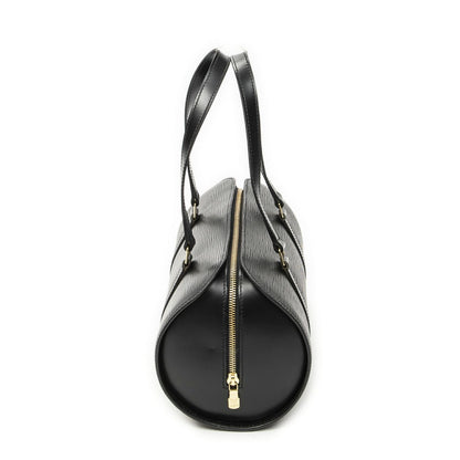 Louis Vuitton Soufflot Black Epi Handbag — view 4