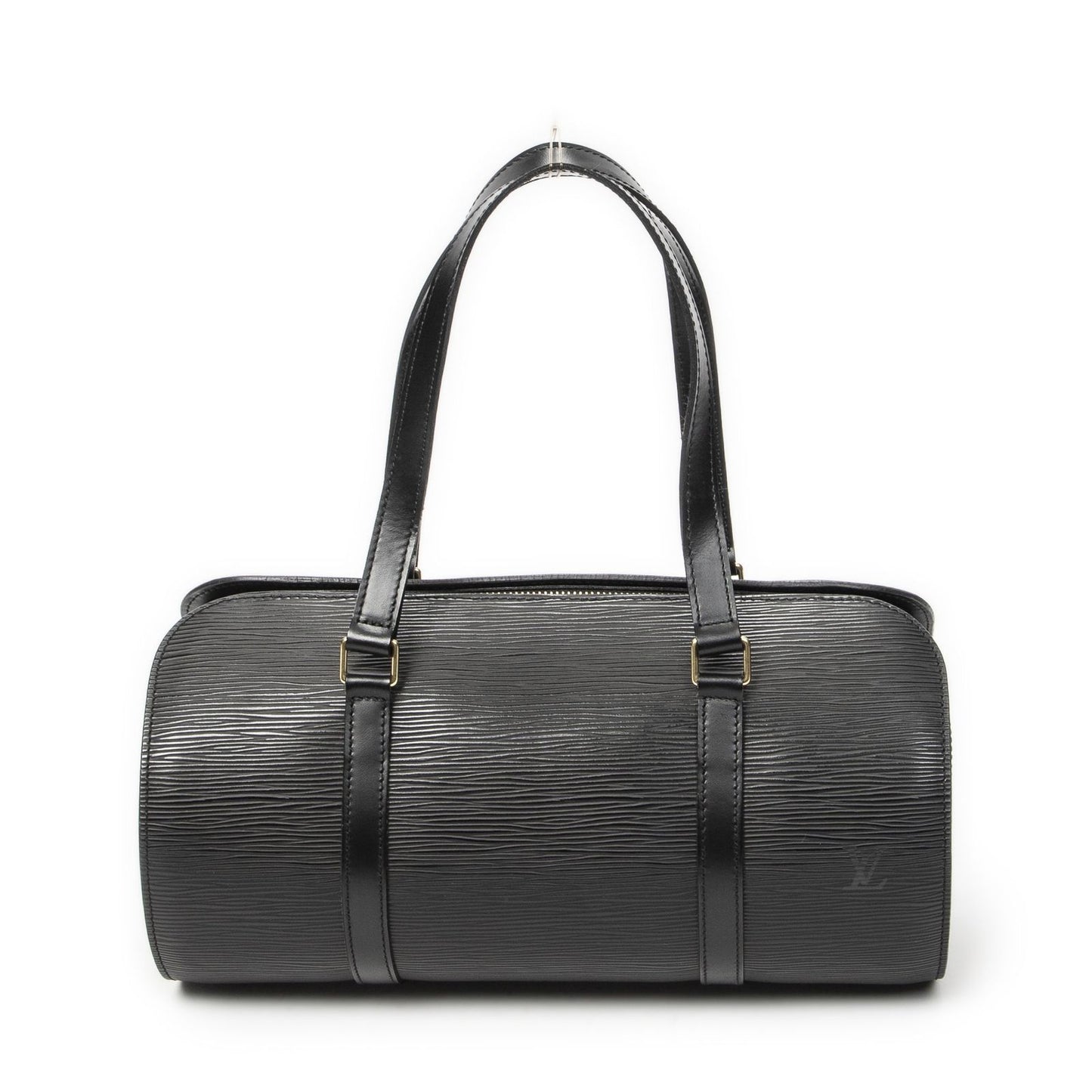 Louis Vuitton Soufflot Black Epi Handbag